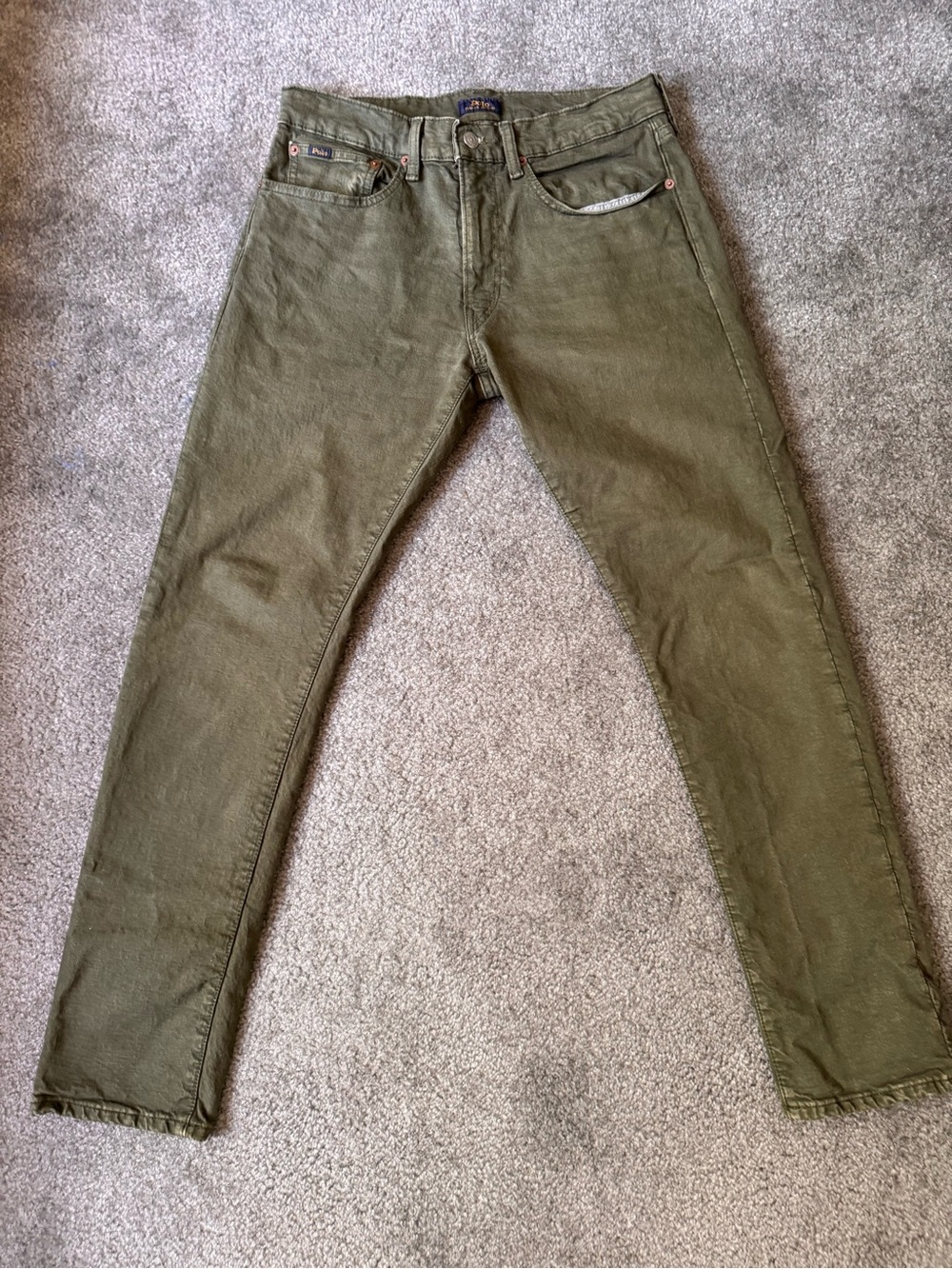 Ralph Lauren Olive Slim Men's Pants